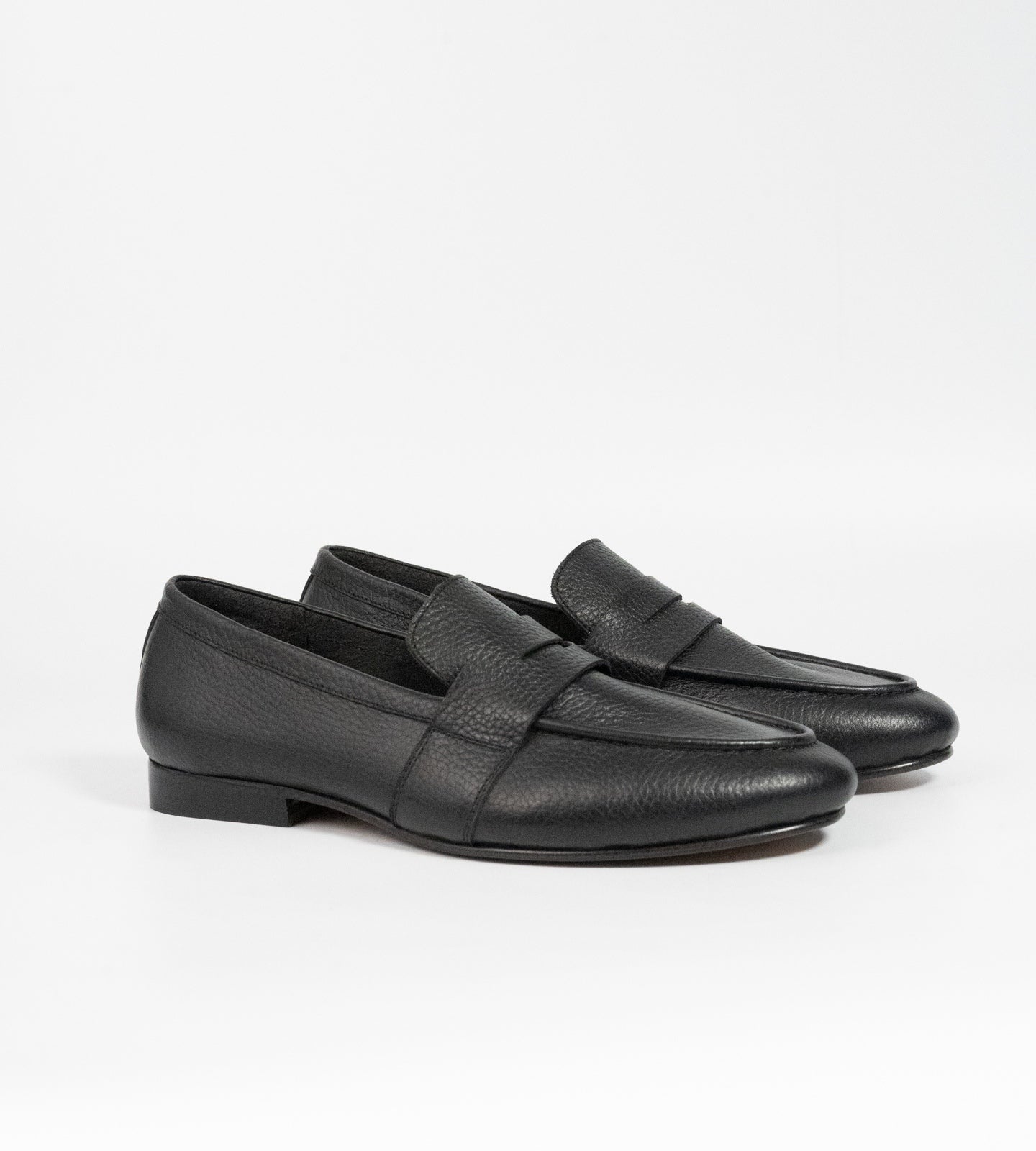 Blake Stitched  Unlined Milled Leather Penny Loafer