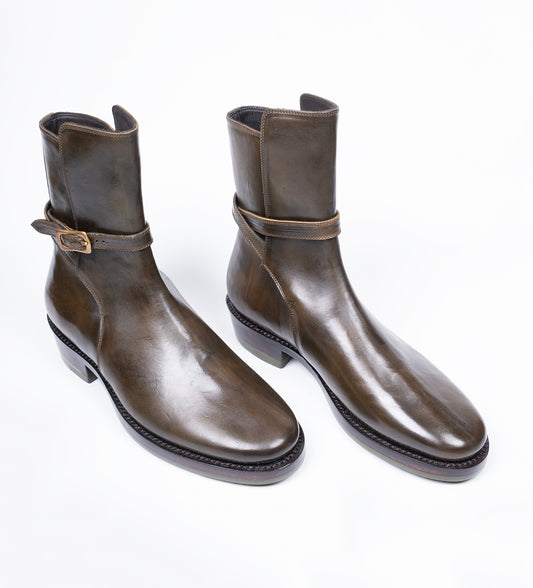 Maryam TPR Olive Jodhpur Boot