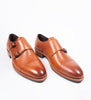Goodyear Welted Double Strap Tan Monk Shoe