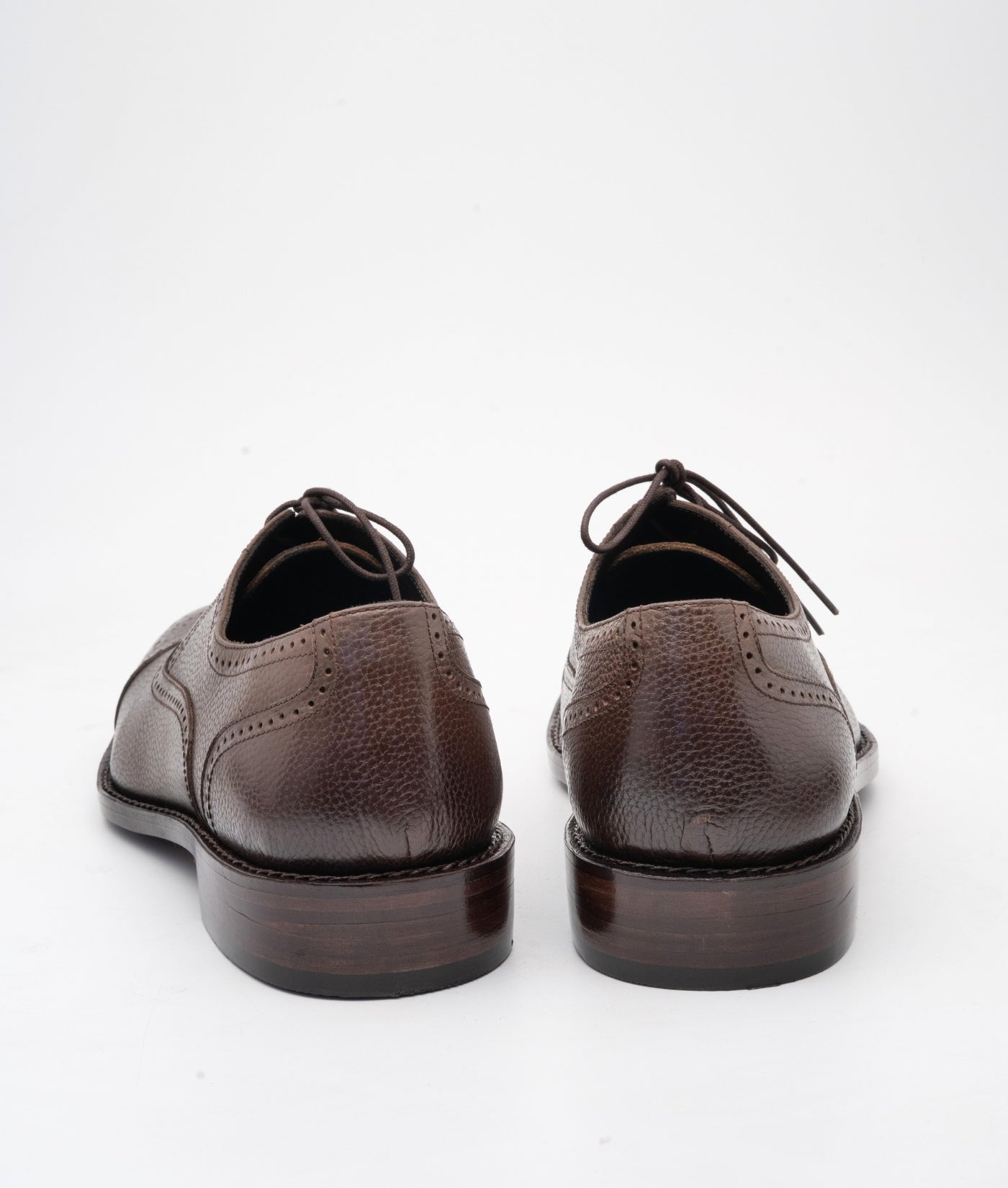 Goodyear Welted Brown Wax Milled Brogues Oxfords