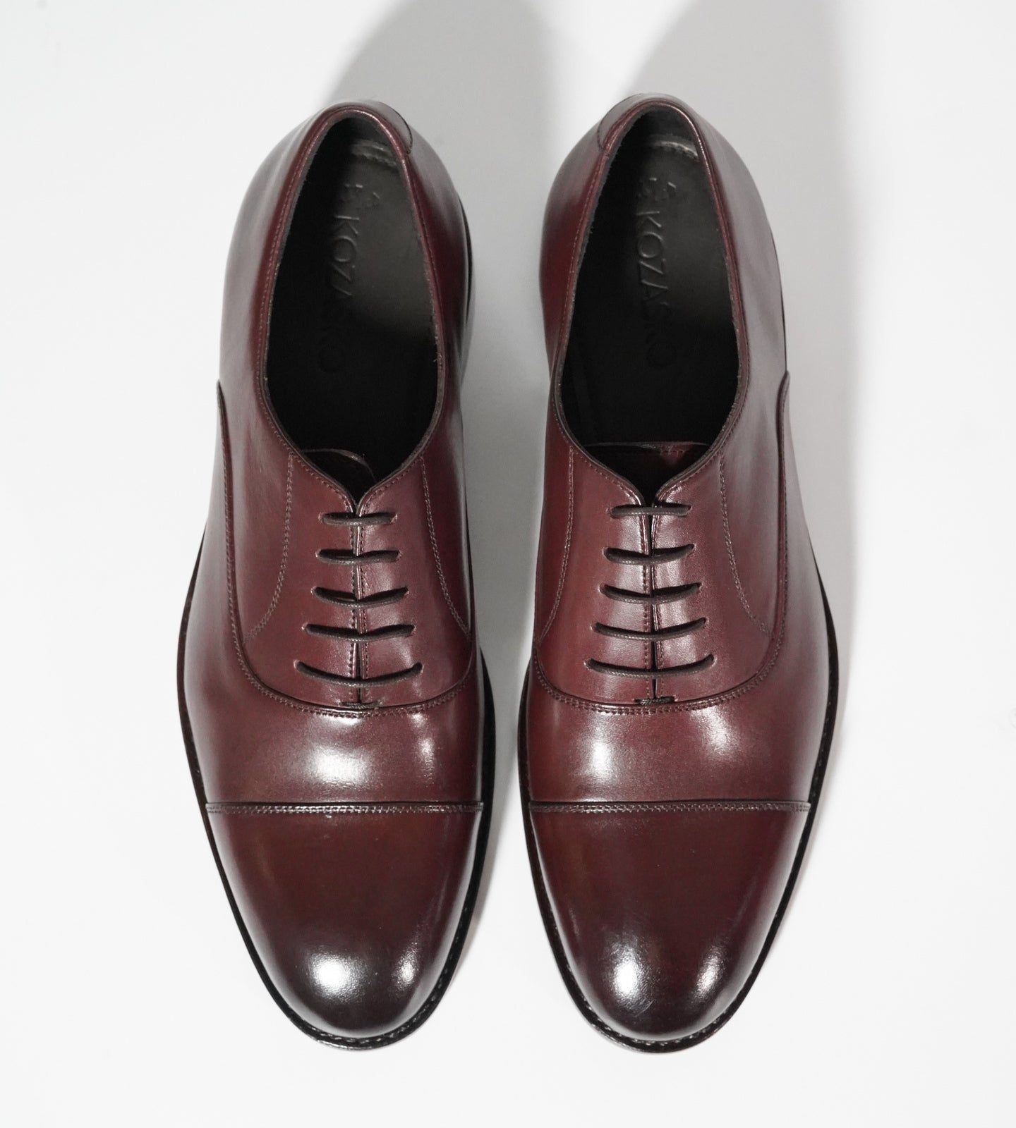 Classic Goodyear Welted Burgundy Captoe Oxfords