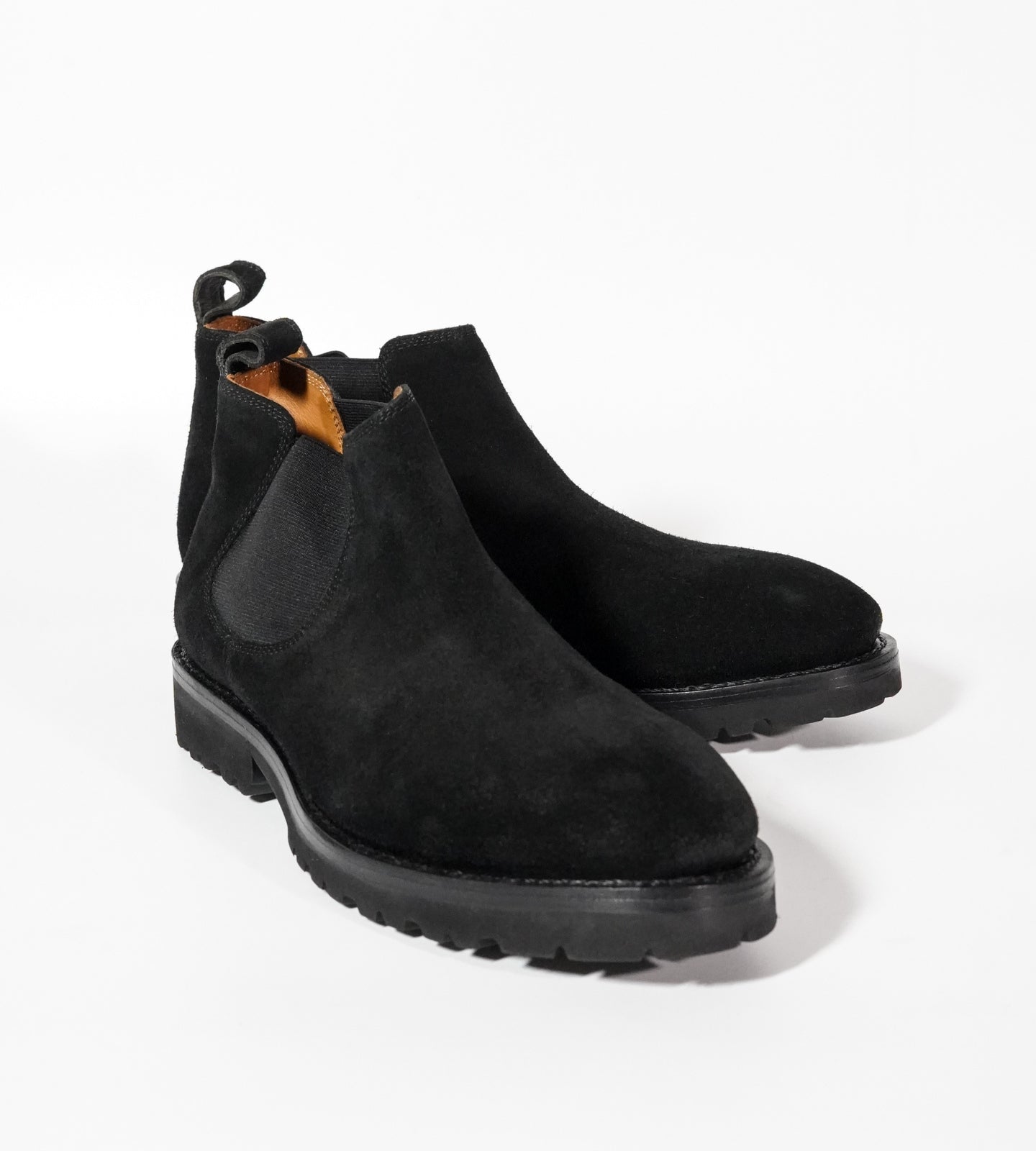 Goodyear Welted Comfort Black Suede Chelsea Boot