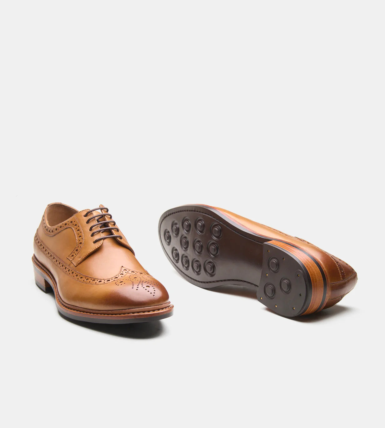 Goodyear Welted Tan Longwing Blucher