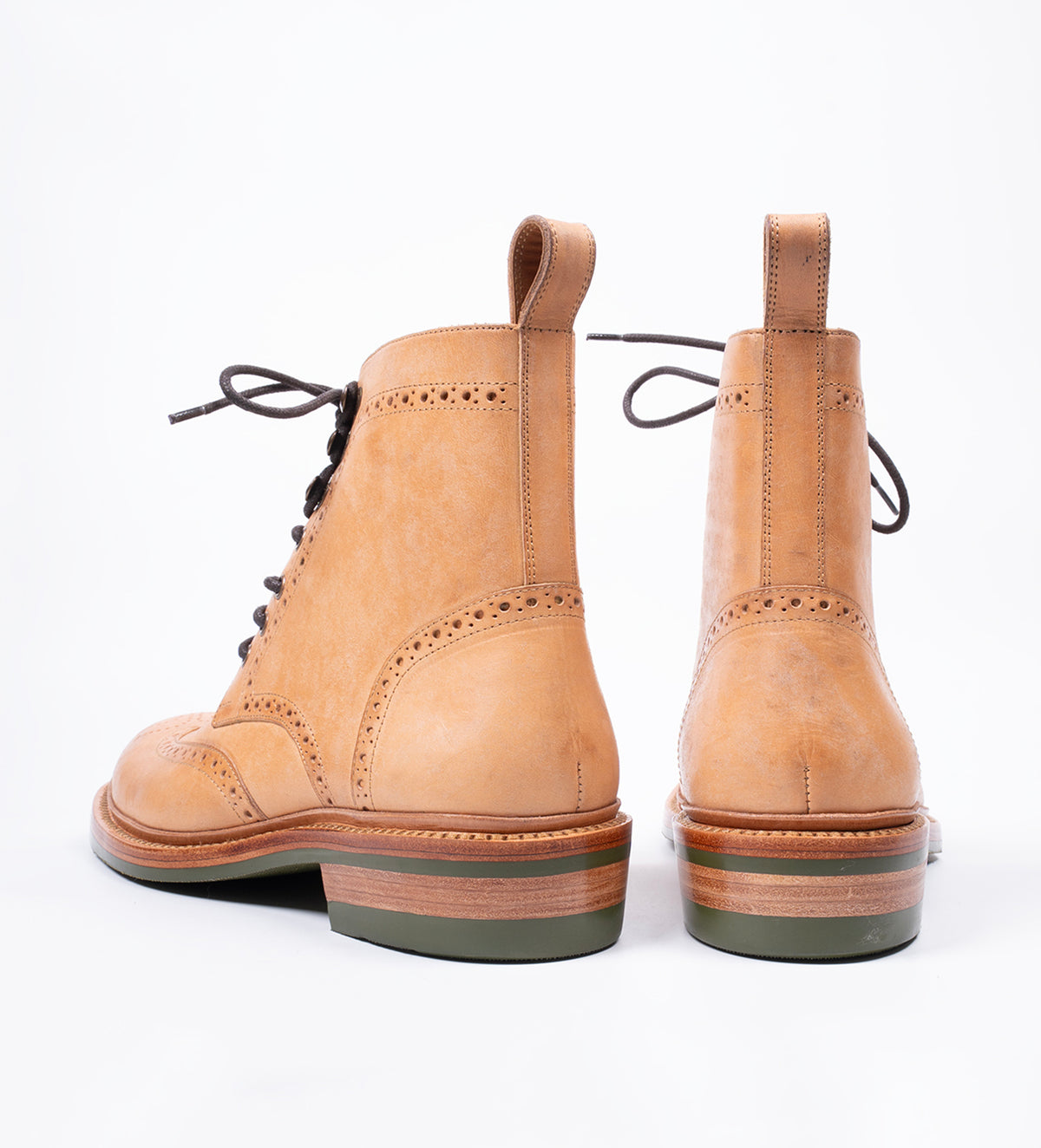 Hand-Welted Badalassi Wingtip Brogue Boot