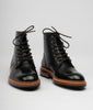VIRASAT - Hand Welted Michigan Black Full Grain Plain Toe Boot