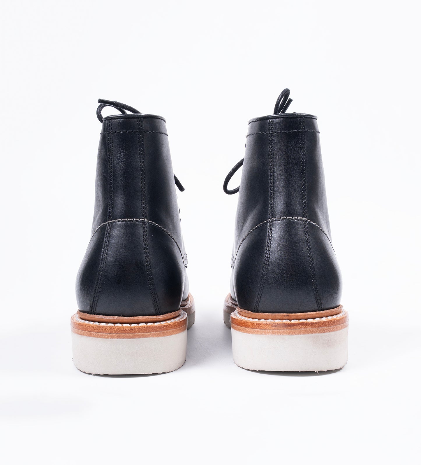 Hand Welted Moctoe Boot with Bellows Tongue
