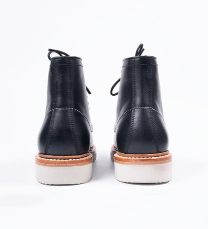 Hand Welted Moctoe Boot with Bellows Tongue