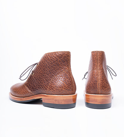 "Arden" - Hand-Welted Shrunken Bison Chukka Boot