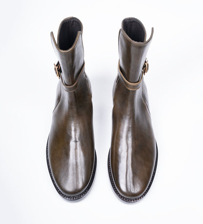 Maryam TPR Olive Jodhpur Boot
