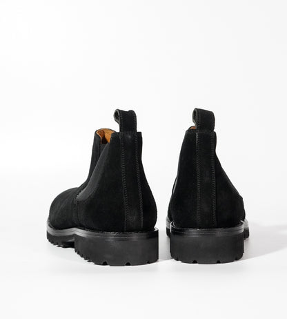 Goodyear Welted Comfort Black Suede Chelsea Boot