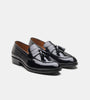 Goodyear Welted Black Patent Tassel Loafers