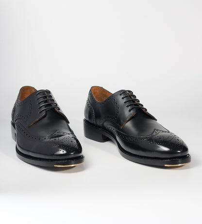 Michigan Black Full Grain Wingtip Brogues