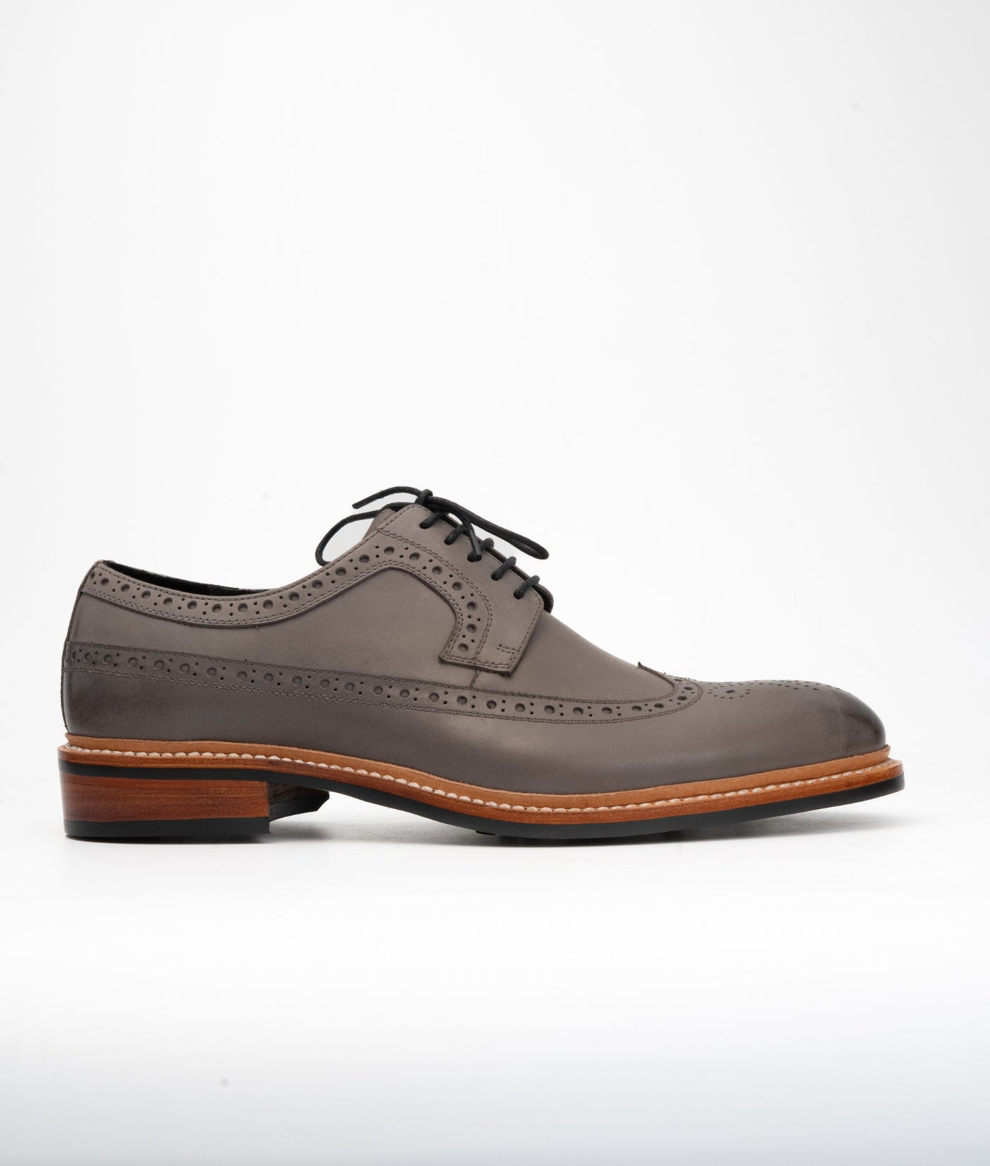 Goodyear Welted Grey Longwing Blucher