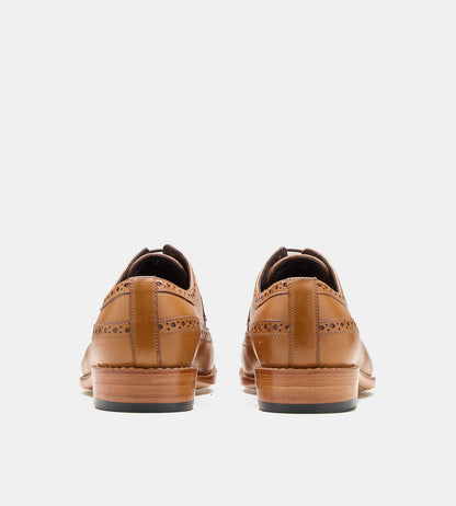 Goodyear Welted Tan Longwing Blucher