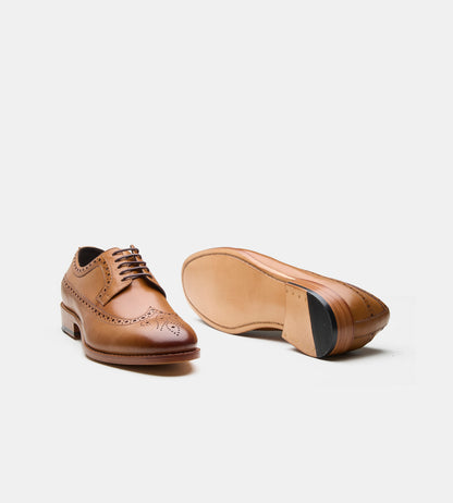 Goodyear Welted Tan Longwing Blucher