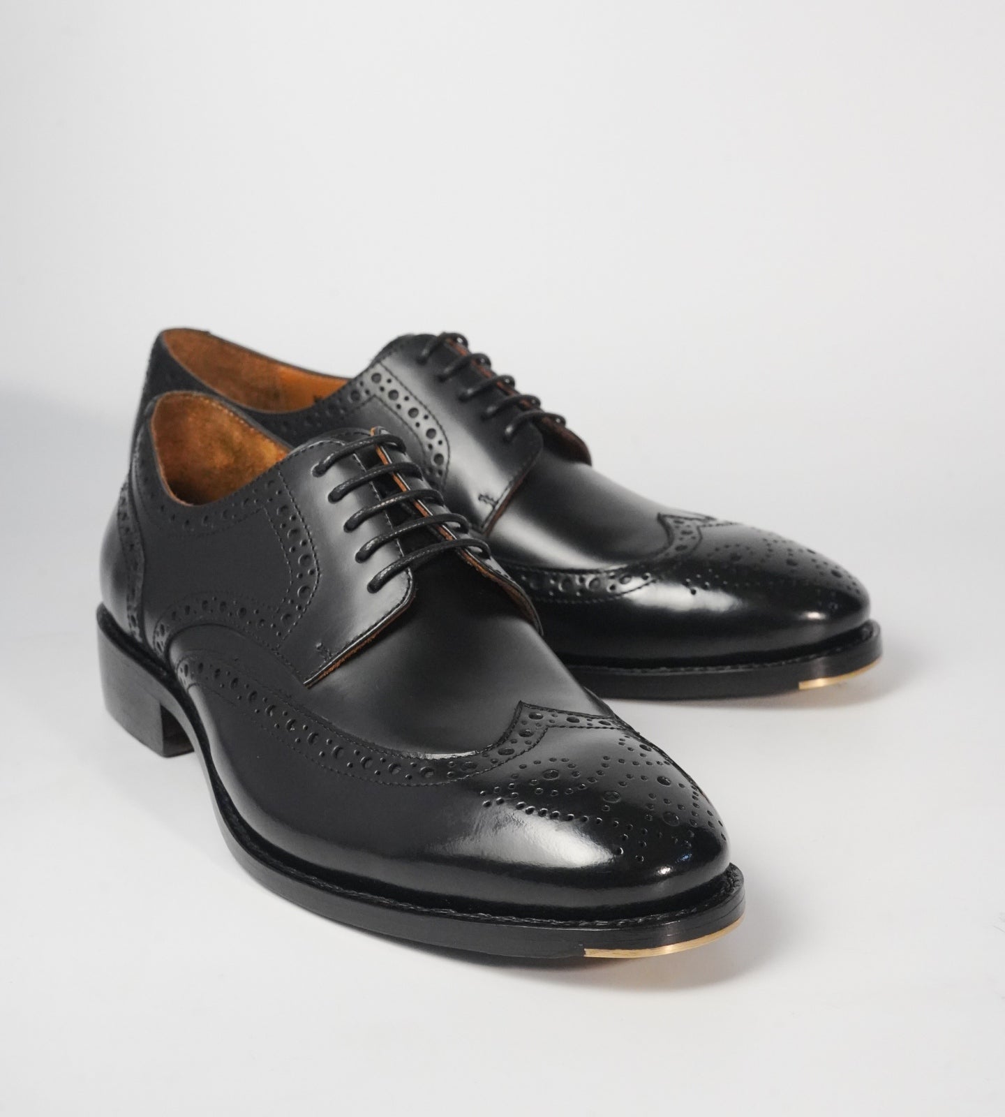 Michigan Black Full Grain Wingtip Brogues