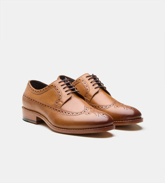 Goodyear Welted Tan Longwing Blucher