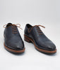 Hand Welted Semi Brogue Navy Captoe Oxfords