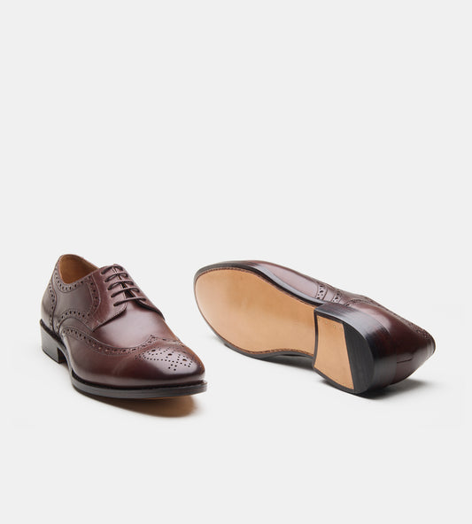 Goodyear Welted Brown Wingtip Derby