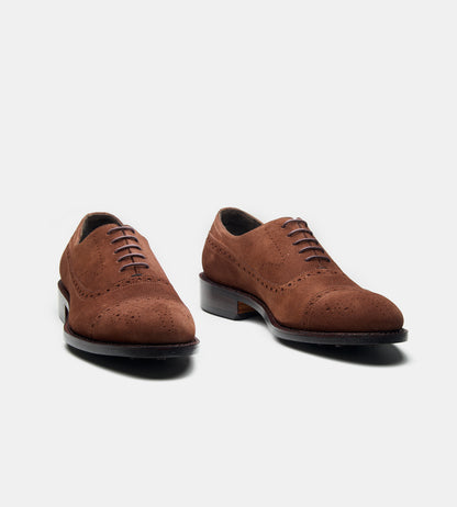 Handwelted Suede Adelaide Oxfords