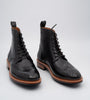 Goodyear Welted Black Wingtip Brogue Boot
