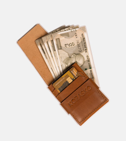 Boaventura Hydro Pull up Leather Card Holder