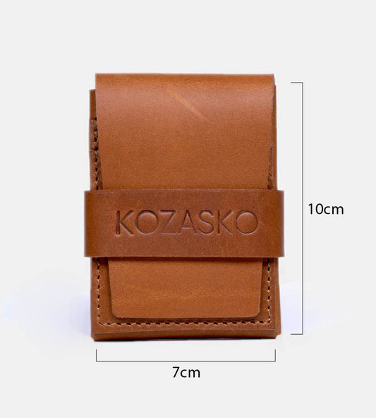 Boaventura Hydro Pull up Leather Card Holder