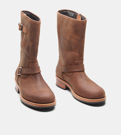 Handwelted Oil Pull up Leather Engineer Boots – Kozasko