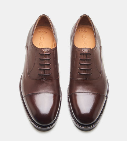 Classic Goodyear Welted Brown Captoe Oxford