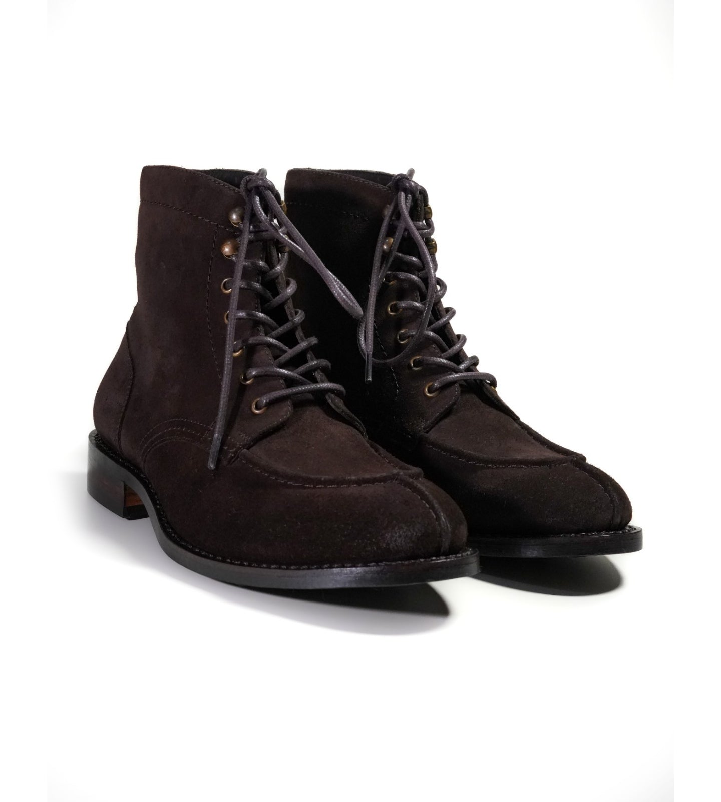 Goodyear Welted Classic Suede Split Toe Derby Boot