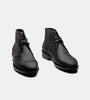 Hand-Welted Black Oiled Leather  Chukka Boot