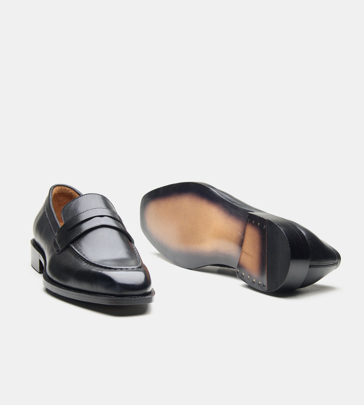 Goodyear Welted Chisel Toe Penny Loafer