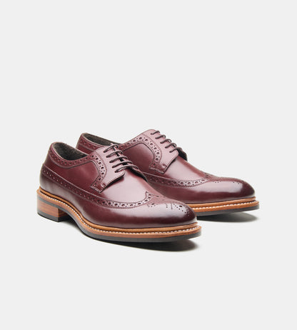 Goodyear Welted Burgundy Longwing Blucher