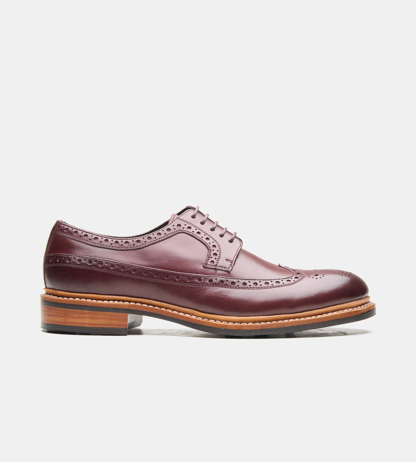 Goodyear Welted Burgundy Longwing Blucher