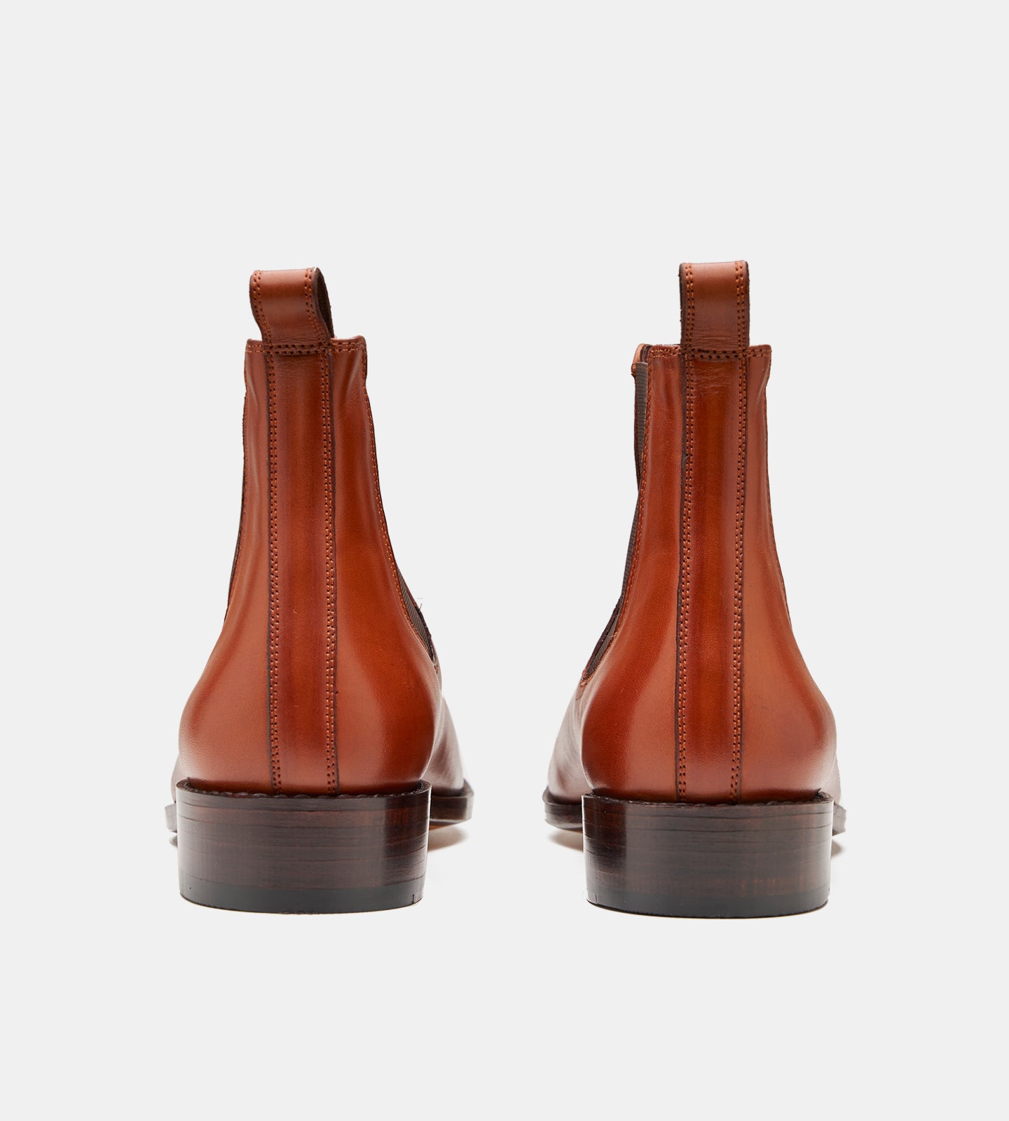 Goodyear Welted Cognac Wholecut Chelsea Boot