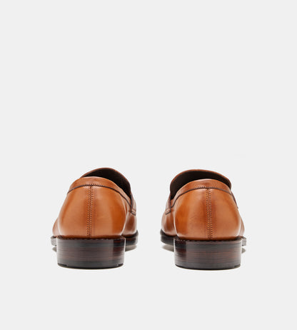 Goodyear Welted Cognac Tassel Loafer