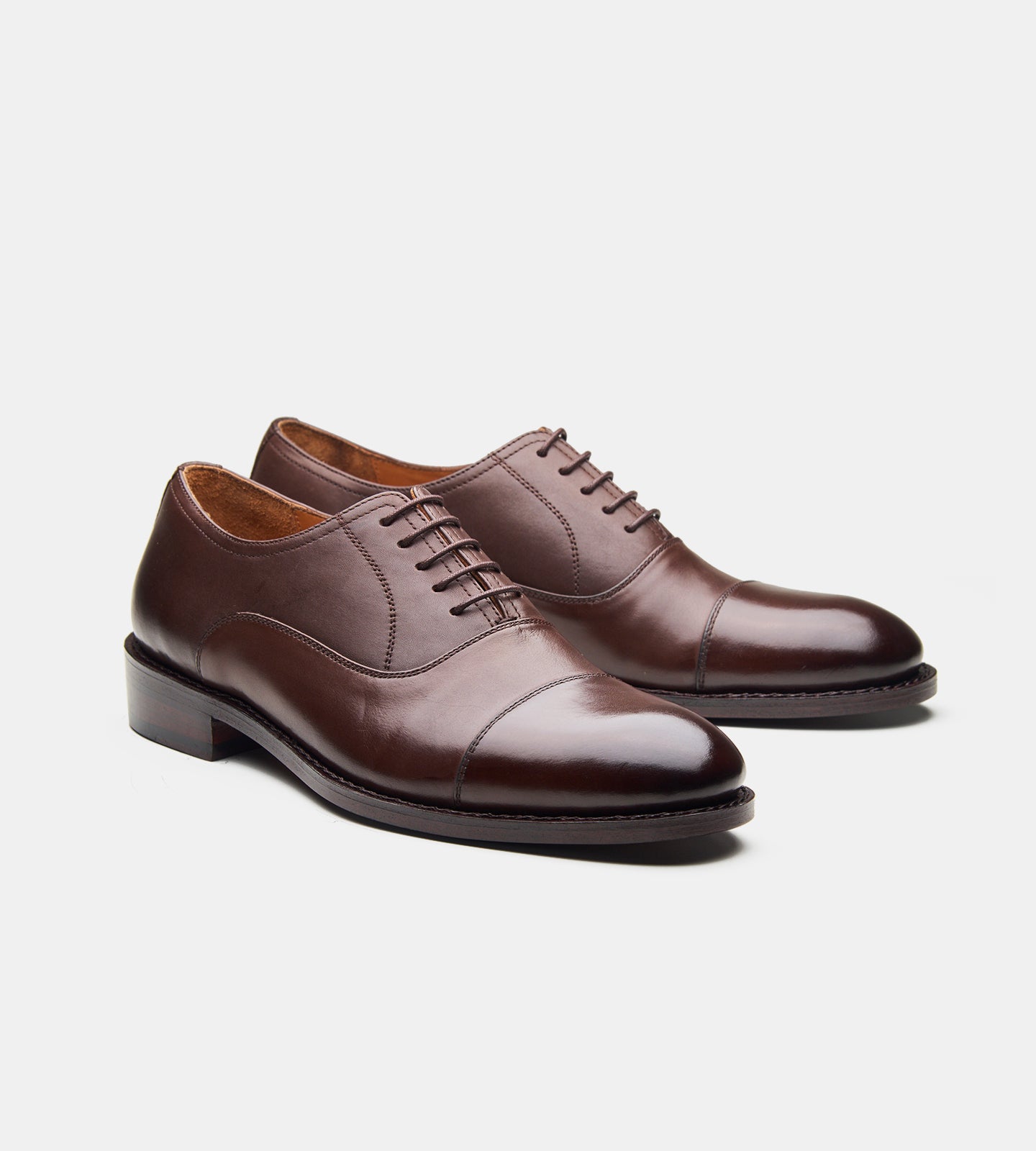 Classic Goodyear Welted Brown Captoe Oxford