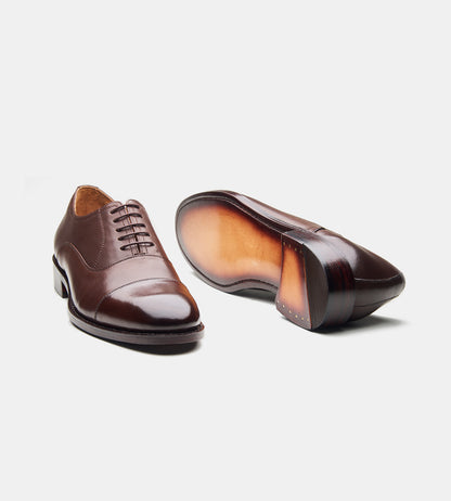 Classic Goodyear Welted Brown Captoe Oxford