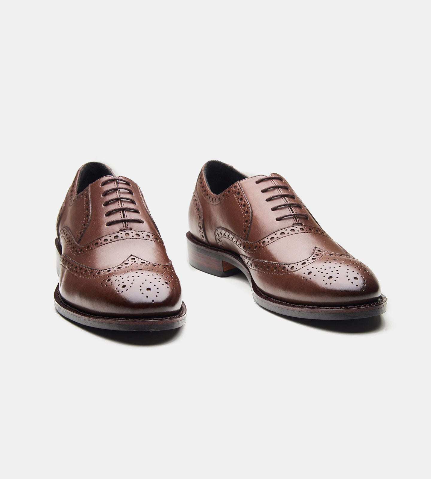 Goodyear Welted Brown Wingtip Oxfords