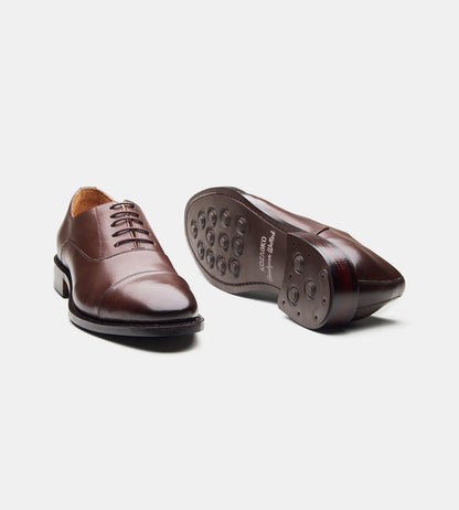 Classic Goodyear Welted Brown Captoe Oxford