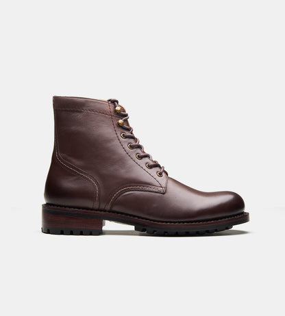 Goodyear Welted Brown Plain Toe Work Boot