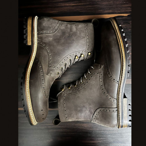 Goodyear Welted Brogue Boot