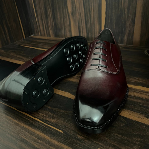 Goodyear Welted Burgundy Oxfords